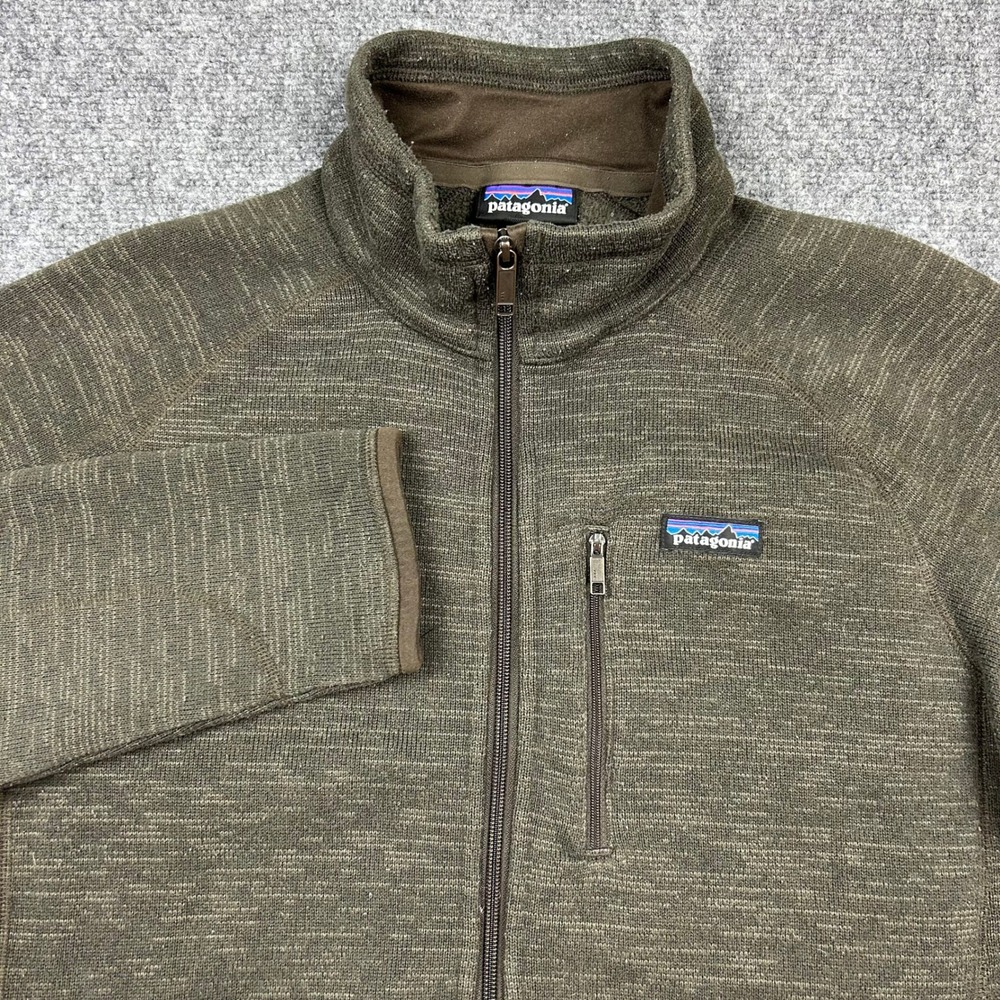 Patagonia Better Sweater Jacket Mens L Green Full Zip Fleece Hiking Gorpcore